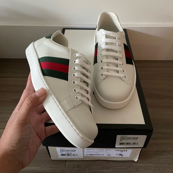 BRAND NEW GUCCI ACE SNEAKER - SIZE 5 EU 39 - Picture 2 of 5